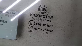 51876269 Стекло двери передней левой Fiat 500 1 Арт 20248039, вид 2