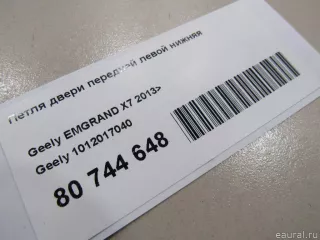 1012017040 Geely Петля двери передней левой нижняя Geely Emgrand x7 Арт E80744648, вид 4