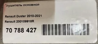 200109918R Renault Глушитель основной Renault Duster 2 Арт E70788427, вид 10