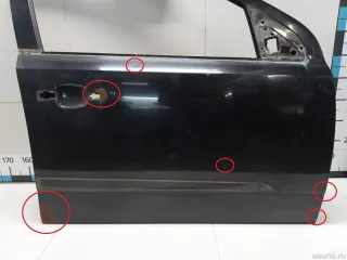 124740 GM Дверь передняя правая Opel Astra H Арт E90454449, вид 2