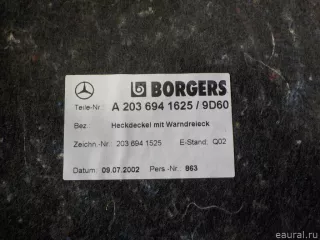 20369416259F08 Mercedes Benz Обшивка крышки багажника Mercedes C W203 Арт E41140864, вид 3