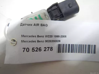 0028200826 Mercedes Benz Датчик AIR BAG Mercedes S W220 Арт E70526278, вид 6