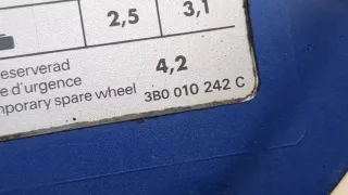 3B0010242C Лючок бензобака синий Volkswagen Passat B5 Арт 9145112, вид 5