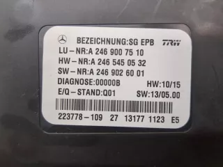 A2469007510 Блок ручника (стояночного тормоза) Mercedes GL X166 Арт 20283231, вид 3