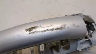 7L6837205C Ручка наружная задняя правая серебристая Volkswagen Touareg 1 Арт 20287666, вид 2