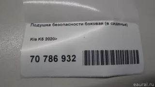 80630L3000 Hyundai-Kia Подушка безопасности боковая (в сиденье) Kia K5 3 Арт E70786932, вид 10