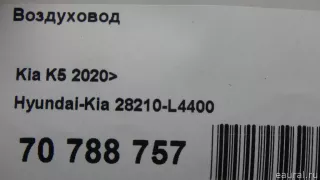 28210L4400 Hyundai-Kia Воздуховод Kia K5 3 Арт E70788757, вид 10