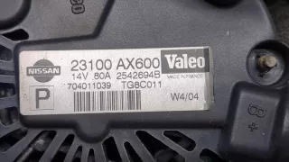 23100AX600 Генератор Nissan Micra K12 Арт 20056979, вид 3