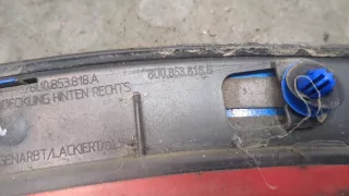 8U0853818B Накладка (молдинг) заднего правого крыла Audi Q3 1 Арт 20300067, вид 5