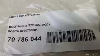 0250703001 BOSCH Свеча накала BMW 2 F22/F23 Арт E70786044, вид 5