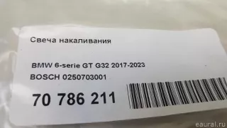 0250703001 BOSCH Свеча накала BMW X4 F26 Арт E70786211, вид 6