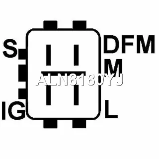 1042108180,1042108400,ALN8180AN,ALN8180DD,ALN8180GB,ALN8180UX,ALN8180YJ,ALN8180ZD,ALN8180RB,2706021150,2706021151,11203N,301N20893Z Генератор Toyota Yaris 1 Арт MOS00126072-6, вид 3