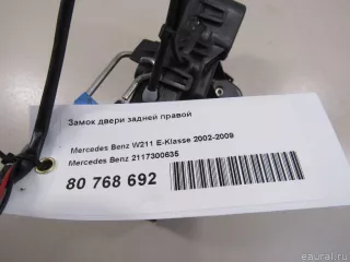 2117300635 Mercedes Benz Замок двери задней правой Mercedes E W211 Арт E80768692, вид 5