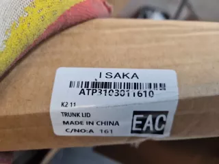 ATP3103011610 Крышка багажника Kia Rio 3 Арт ZAP349850, вид 4