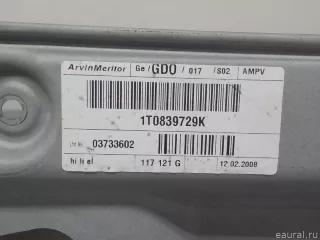 1T0839461P VAG Стеклоподъемник электрический задний левый Volkswagen Touran 2 Арт E84687072, вид 6