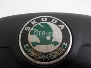 1Z0880201AKTDZ Подушка безопасности в рулевое колесо Skoda Octavia A5 Арт AM84829617, вид 2