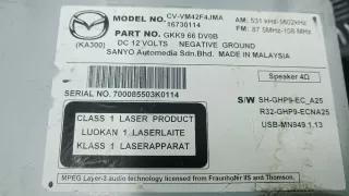 16730114, CVVM42F4JMA Магнитола Mazda 6 3 Арт LAD06I401, вид 2