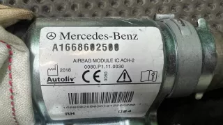 A1668602500 Подушка безопасности боковая (шторка) Mercedes ML/GLE W166 Арт W28371, вид 2