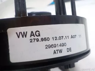 6Q0959653B VAG Механизм подрулевой для SRS Skoda Fabia 2 restailing Арт E48590810, вид 4
