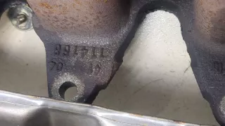 8200119714,8200775978,8200775979 Коллектор выпускной Renault Scenic 2 Арт 20206885, вид 4