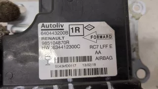 640443200B,985104870R Блок AirBag Renault Megane 4 Арт 20328376, вид 4