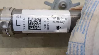 5JA880741D Подушка безопасности боковая (шторка) левая Skoda Rapid Арт 20338009, вид 3