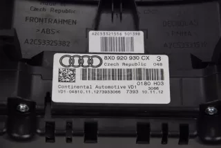8X0920930CX Щиток приборов (приборная панель) Audi A1 Арт AL7800588888, вид 7