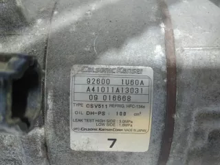 926001U60A Компрессор кондиционера Nissan Qashqai 1  Арт 145251, вид 3