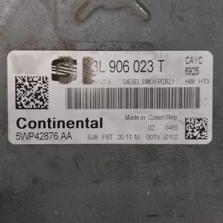 03L906023T,5WP42876AA Блок управления двигателем Seat Ibiza 4 Арт AL15083437636, вид 3