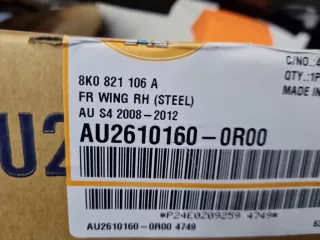 AU26101600R00 Крыло переднее правое Audi A4 B8 Арт Z351791, вид 2