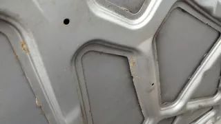 1368555,PXS41A16610CA Капот серебристый Ford Focus 1 Арт 20376765, вид 5