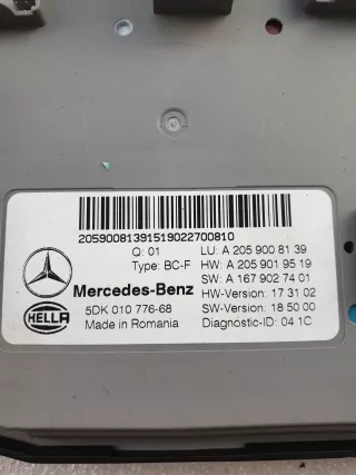 A2059008139 Блок комфорта Mercedes C W205 Арт AL13510048734, вид 4
