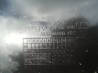 0K20156140 Защита арок передняя правая (подкрылок) Kia Sephia 1 Арт 1_9692, вид 2