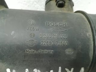 0280218025, 226807J500 Расходомер воздуха Nissan Primera 11 Арт 1_12627, вид 3