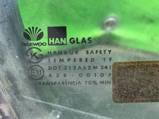  Стекло двери задней правой Renault Laguna 2 Арт 2000000042351, вид 2