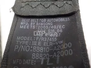 88810A2000WK Ремень безопасности с пиропатроном Kia Ceed 2 Арт AM84834880, вид 4