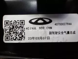 407000279AA Подушка безопасности пассажирская (в торпедо) EXEED TXL Restailing Арт AM95671038, вид 4