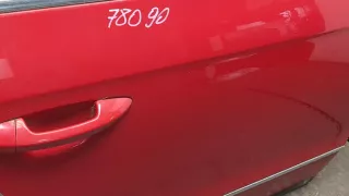 3C9833056D Дверь задняя правая красная Volkswagen Passat B6 Арт 20092922, вид 4