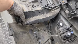  Заглушка (решетка) в бампер передний Renault Megane 4 Арт 11386962, вид 2
