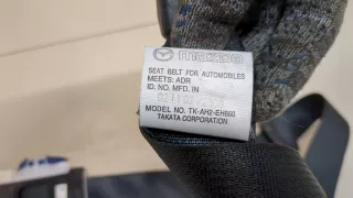 TKAH2EH860 Ремень безопасности передний левый Mazda 6 2 Арт 20389457, вид 3