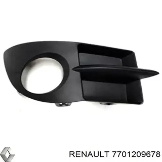 7702209678 Заглушка (решетка) в бампер передний Renault Clio 2 Арт car0199183