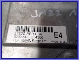 37820-RB0-E34 Блок управления двигателем Honda Jazz 1 Арт e843639, вид 2