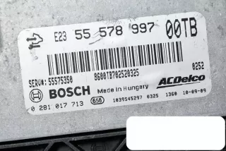 55578997 0281017713 Блок управления двигателем Opel Corsa D Арт e861178, вид 3