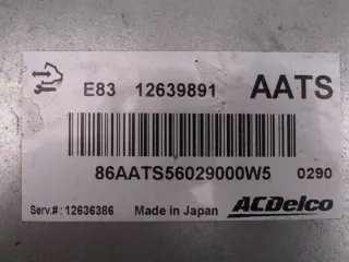 12639891 Блок управления двигателем Opel Meriva 2 Арт e862912, вид 1