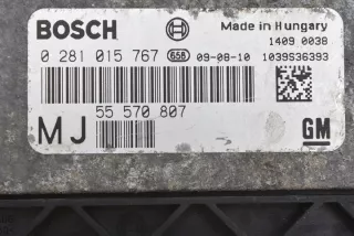 0281015767 55570807 Блок управления двигателем Opel Zafira B Арт e865089, вид 2