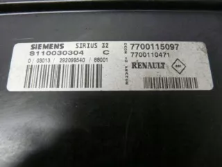 7700115097 Блок управления двигателем Renault Clio 2 Арт e868937, вид 2