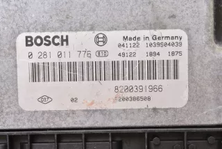 0281011776 8200391966 Блок управления двигателем Renault Scenic 2 Арт e872678, вид 2