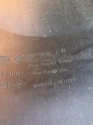 850222027R Бампер задний Dacia Duster 2 Арт e922655, вид 6