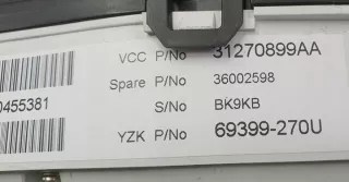 31270899AA Щиток приборов (приборная панель) Volvo S60 3 Арт e1278990, вид 4