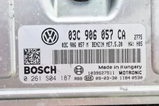 03C906057CA 0261S04187 Блок управления двигателем Seat Ibiza 4 Арт e1328073, вид 6